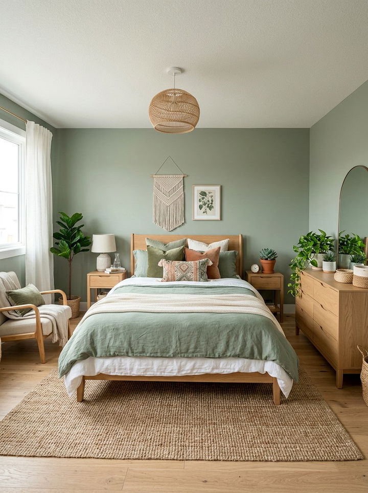 Sage Green Bedroom - 30 desert bedroom color ideas