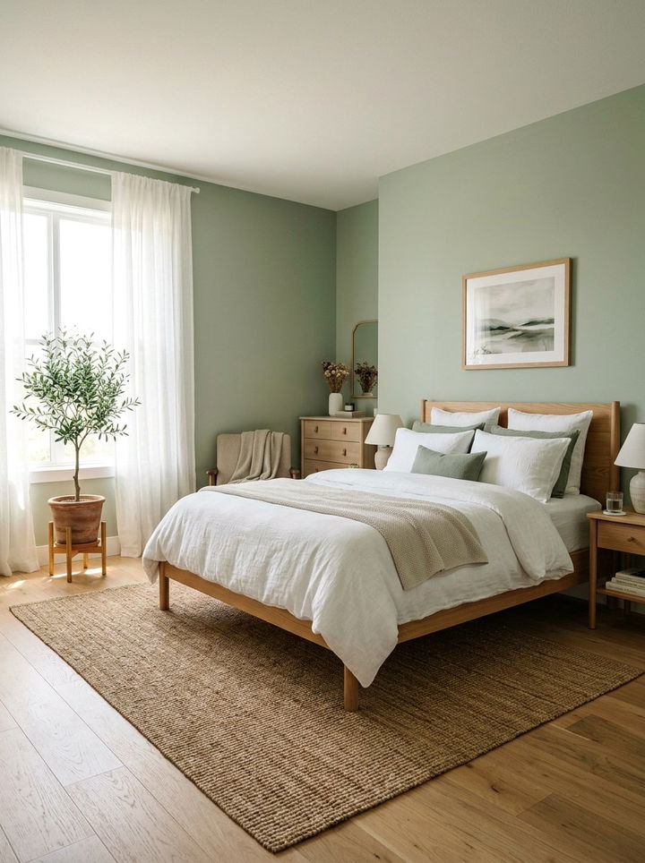 Sage Green Bedroom - 30 bedroom color ideas