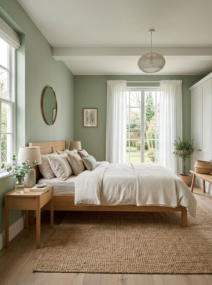 Sage Green Bedroom - 30 green bedroom ideas