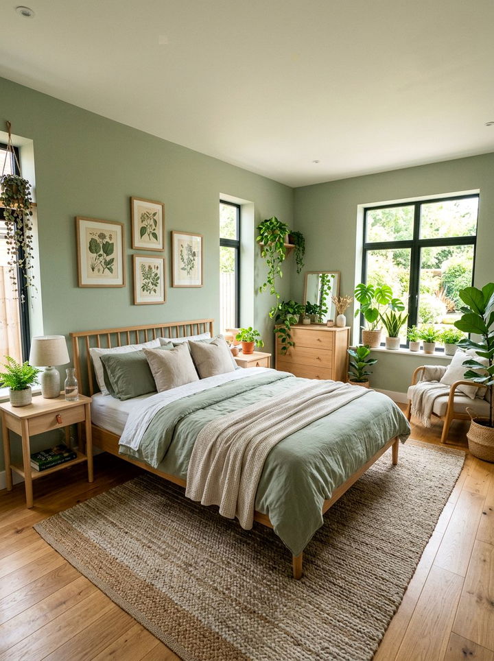 Sage Green Bedroom - 30 newlywed bedroom ideas