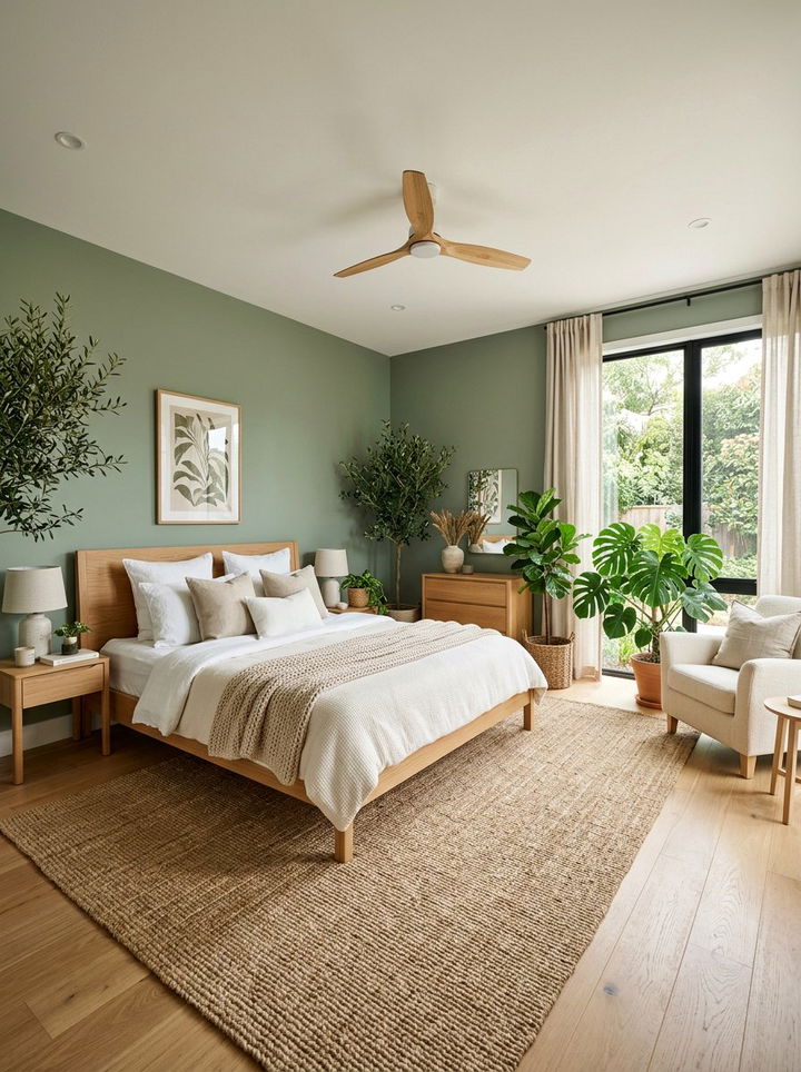 Sage Green Bedroom - 30 soothing bedroom color ideas