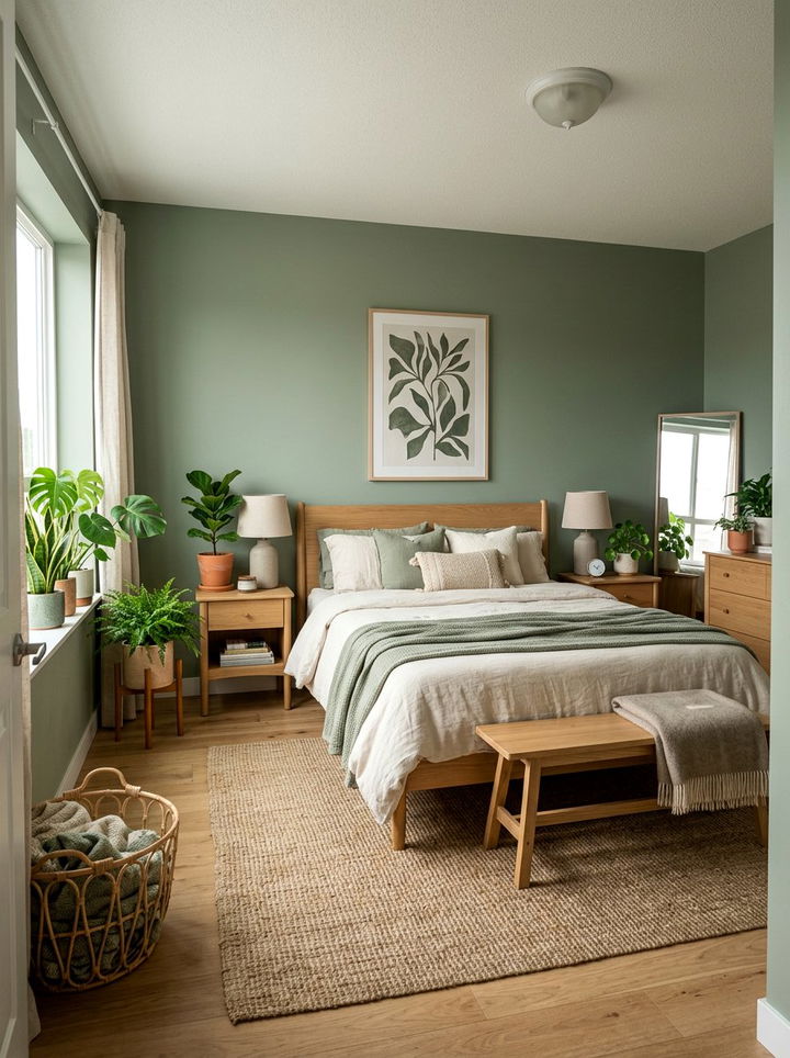 Sage Green Bedroom - 30 viral bedroom ideas