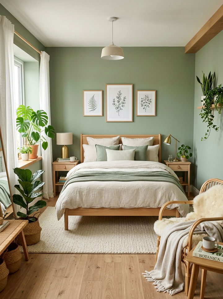 Sage Green Bedroom - 30 young adult bedroom ideas