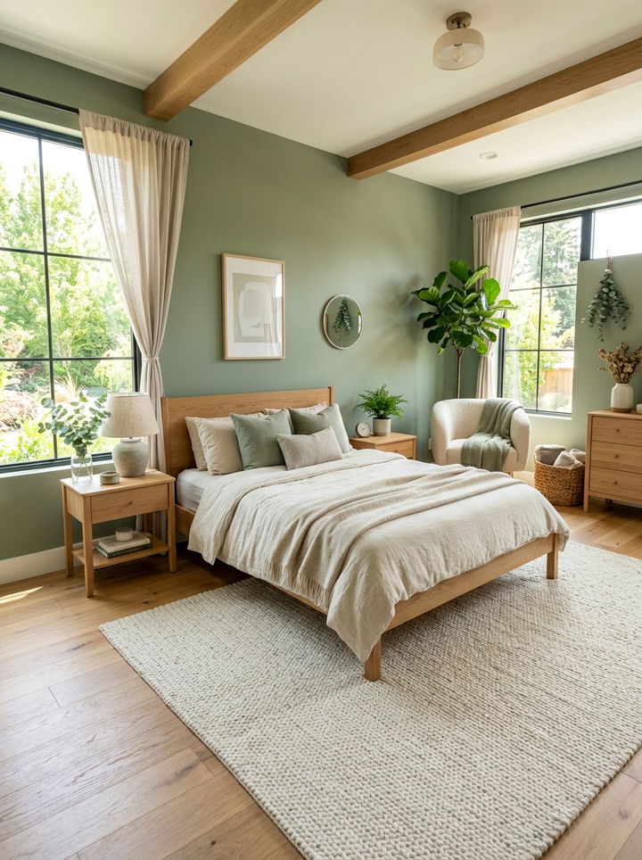 Sage Green Bedroom - 30 bedroom soft settings