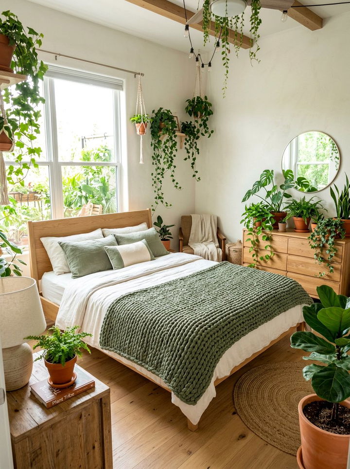 Sage Green Chunky Blanket - 30 bedroom chunky knit throws