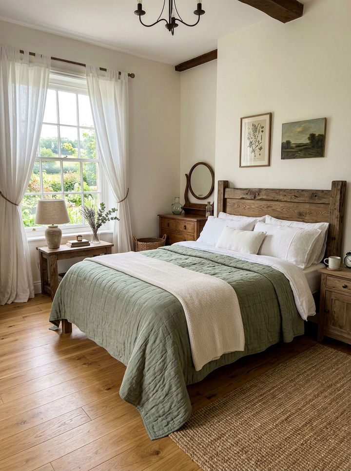 Sage Green Cotton Bedspread - 30 bedroom bedspreads