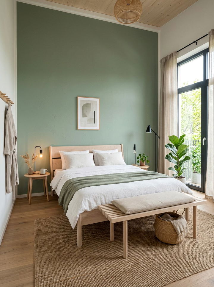 Sage Green Japandi Bedroom - 30 japandi bedroom color ideas