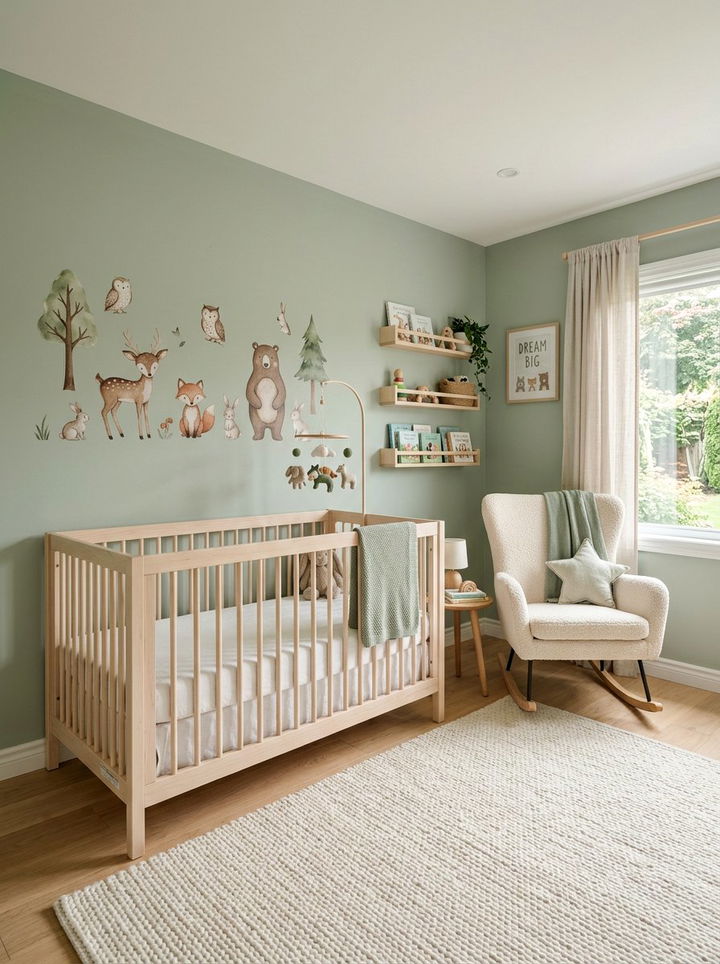 Sage Green Nursery - 30 sage green bedroom ideas