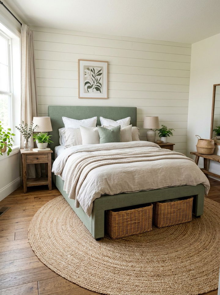 Sage Green Ottoman Bed - 30 bedroom ottoman bed ideas