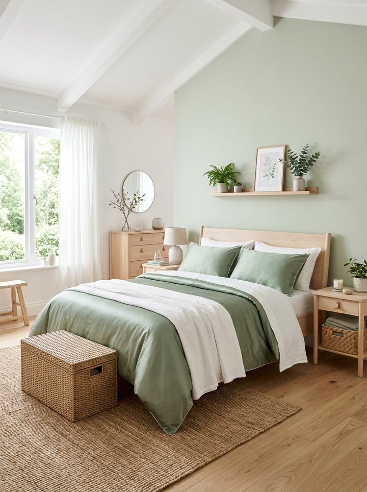 Sage Green Satin Bedding - 30 bedroom satin bedding ideas