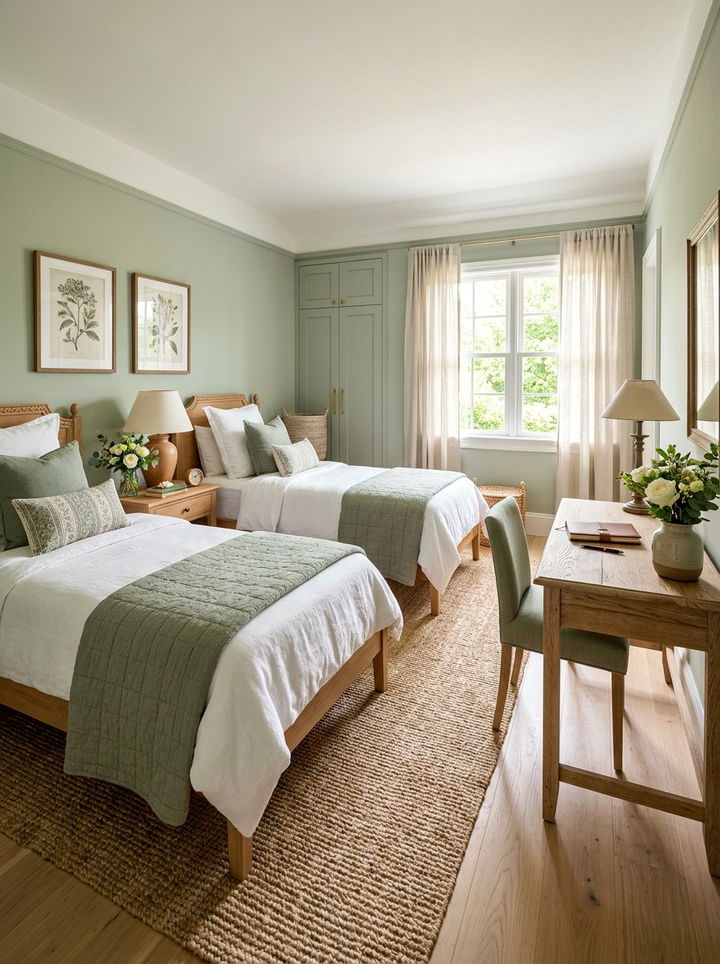 Sage Guest Bedroom - 30 sage bedroom decor ideas