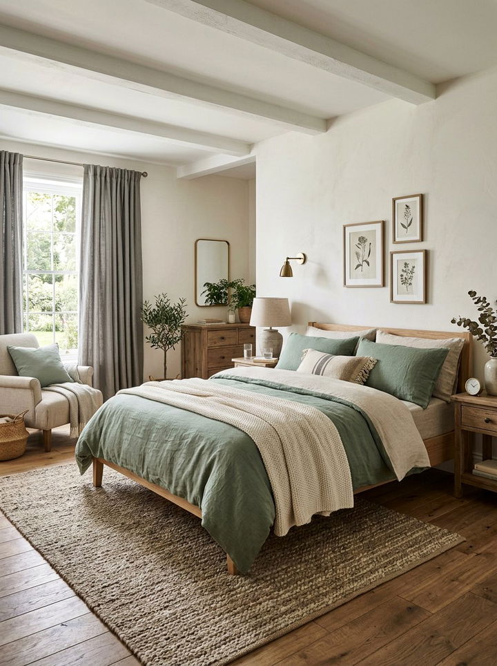 30 Sage Bedroom Ideas for a Calming and Trendy Interior