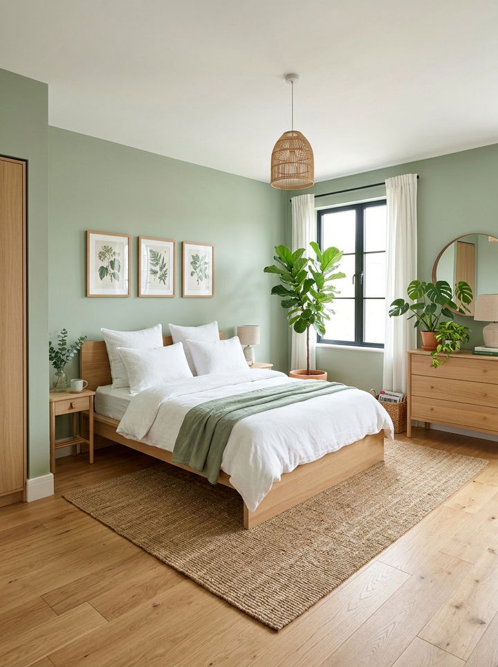 Sage green bedroom - 30 serene bedroom ideas