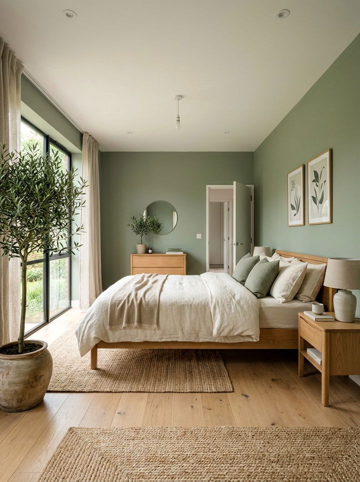 30 Botanical Green Bedroom Ideas for a Fresh, Natural Look