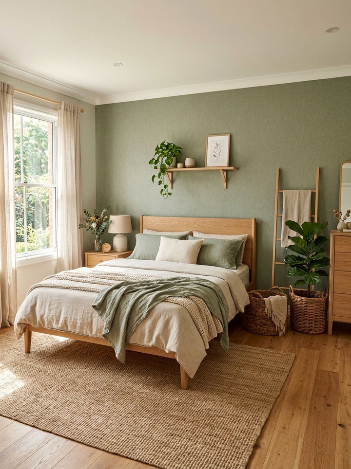 Sage green bedroom wallpaper - 30 bedroom wallpaper ideas