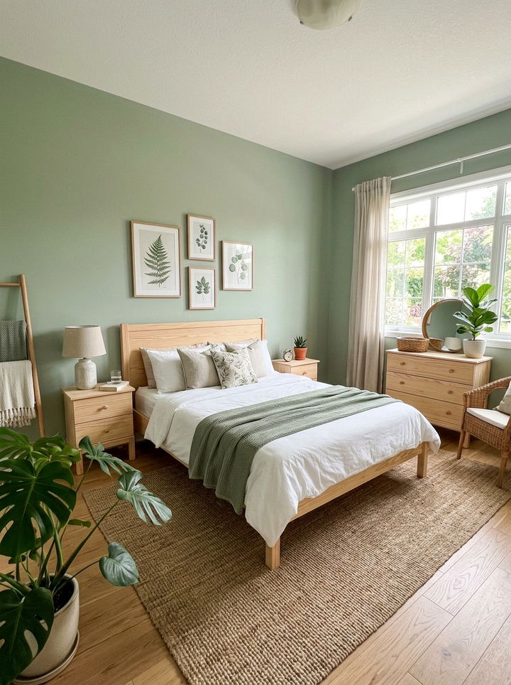 Sage green master bedroom - 30 empty nester bedroom ideas