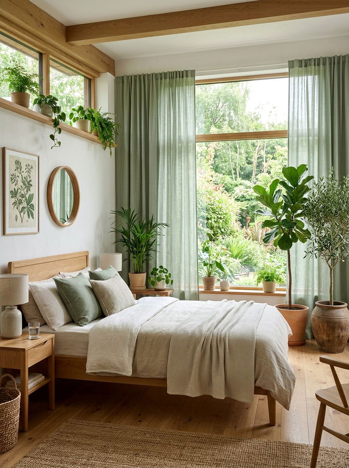 30 Bedroom Sheer Curtains to Brighten Your Living Space