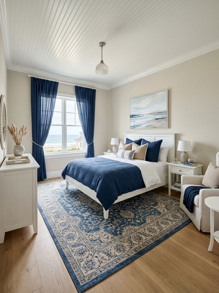 Sand And Blue Bedroom - 30 sand colored bedroom ideas