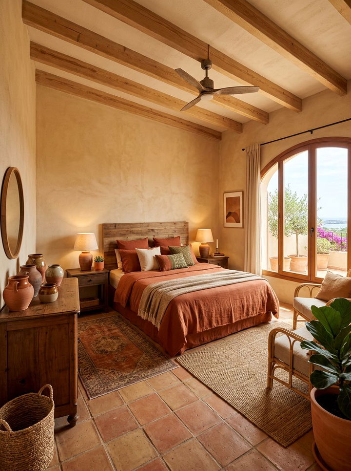 Sand And Terracotta Bedroom - 30 sand colored bedroom ideas