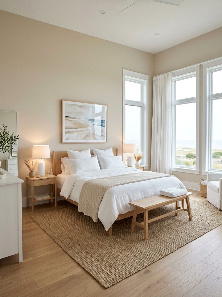 Sand And White Bedroom - 30 sand colored bedroom ideas