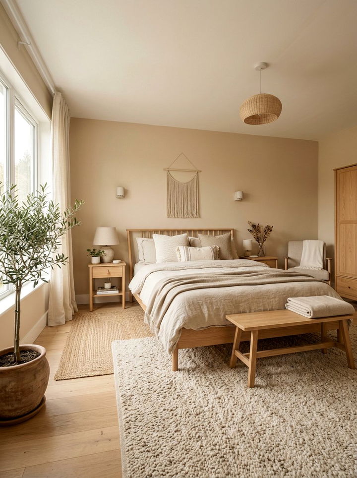 Sand Color Bedroom - 30 nature themed bedroom ideas