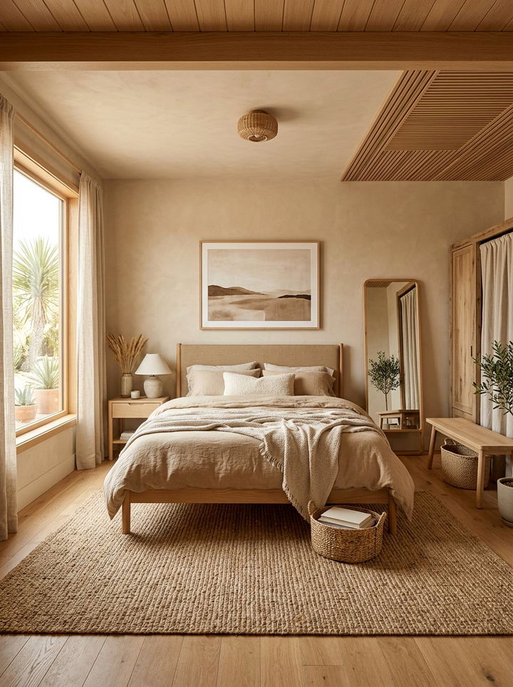 Sand Neutral Bedroom - 30 monochromatic bedroom ideas
