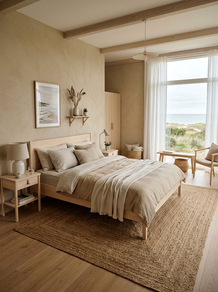 Sand scandinavian bedroom - 30 Scandinavian bedroom color ideas