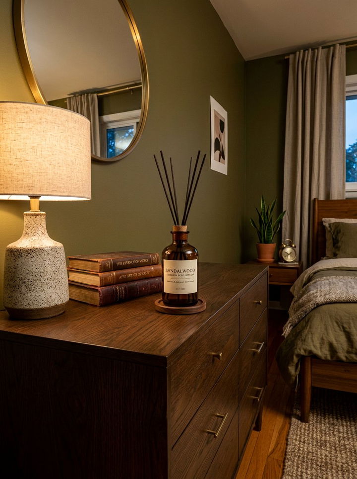 Sandalwood Bedroom Reed Diffuser - 30 bedroom reed diffusers