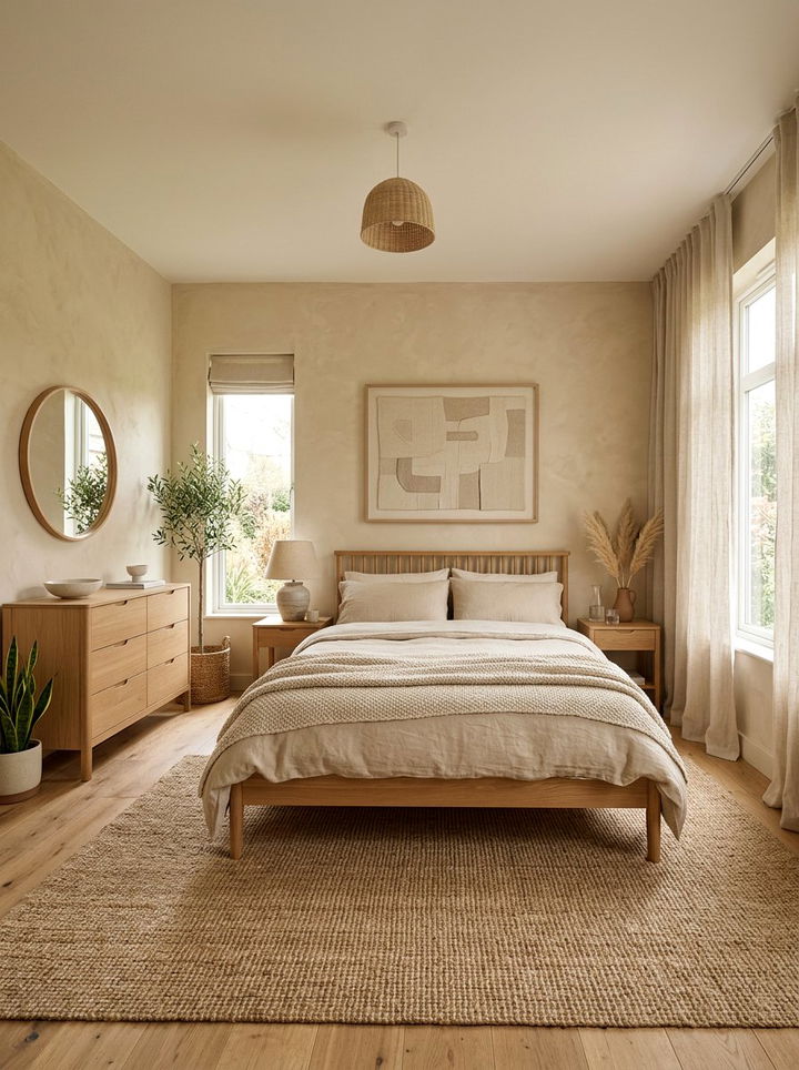 Sandy Beige Bedroom - 30 relaxing bedroom color ideas