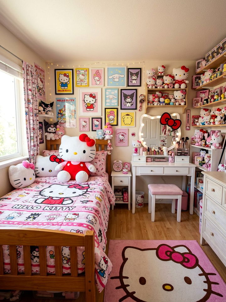 30 Kawaii Bedroom Ideas for a Cute and Colorful Aesthetic