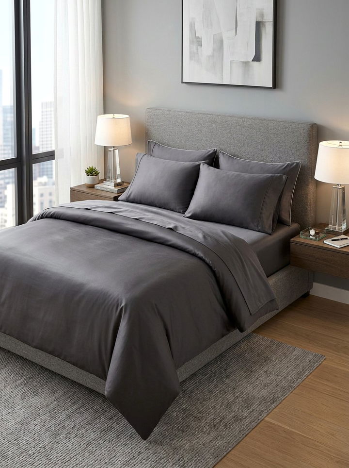 Sateen finish sheet set - 30 bedroom sheet sets