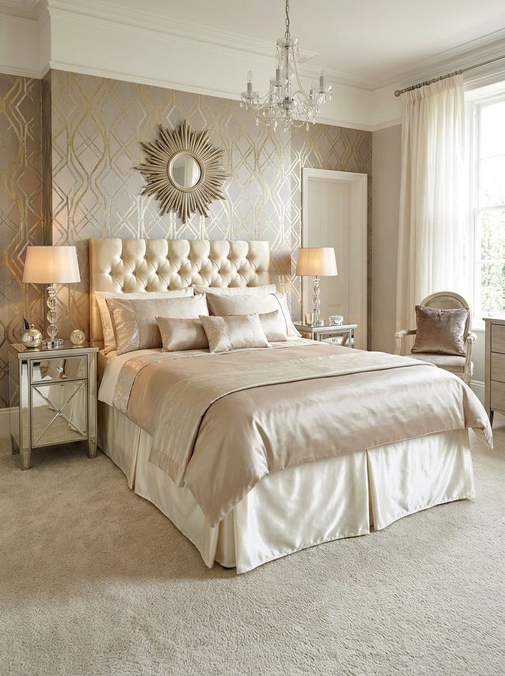 Satin Bed Skirt - 30 bedroom bed skirts