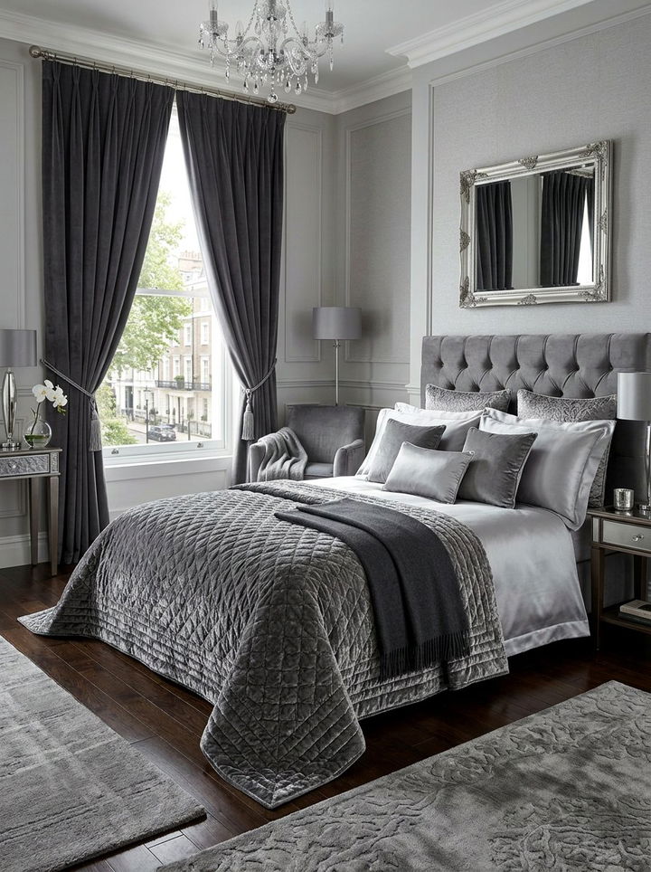 Satin Sheet - 30 soft texture bedroom ideas