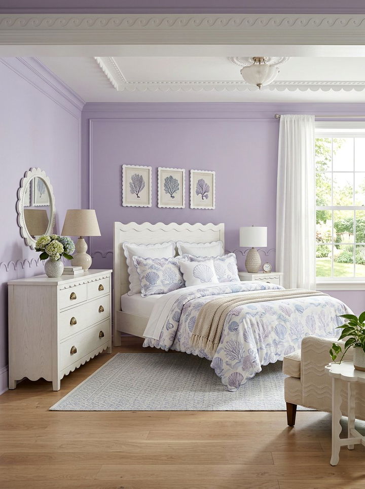 Scallop Edge Furniture - 30 mermaid bedroom ideas