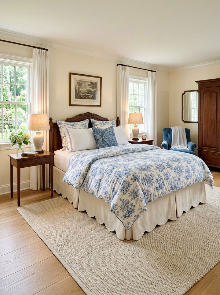 Scalloped Bed Skirt - 30 bedroom bed skirts