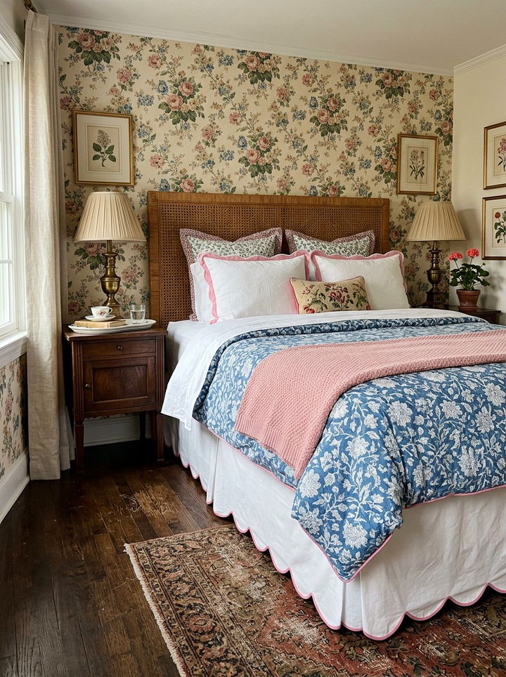 Scalloped Edge Bed Skirt - 30 bedroom dust ruffles