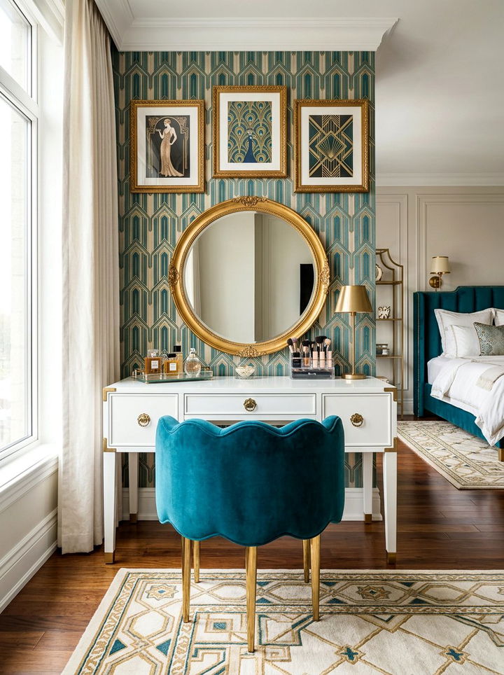 Scalloped Vanity Stool - 30 bedroom vanity stools