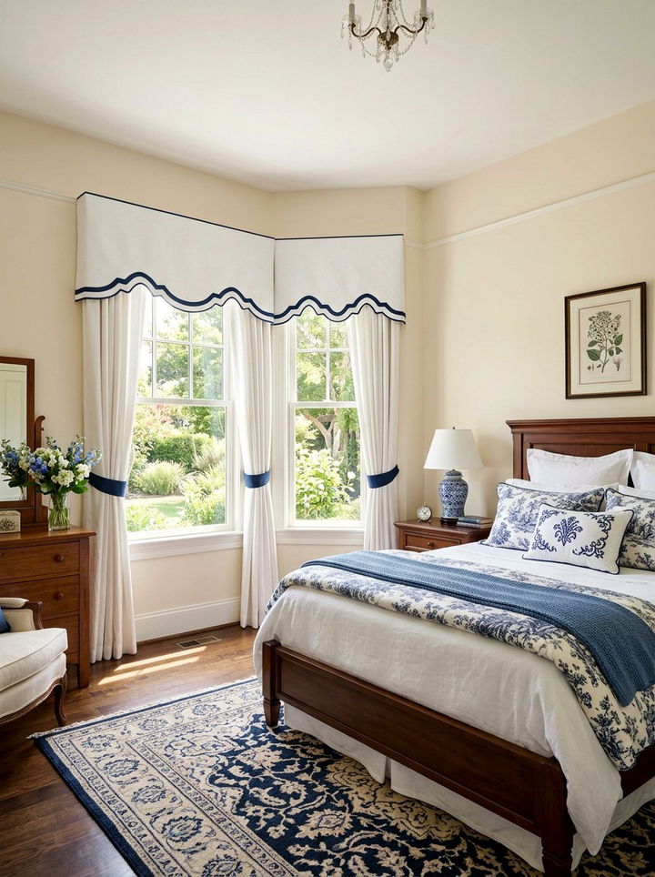 Scalloped window treatments - 30 bedroom window treatments
