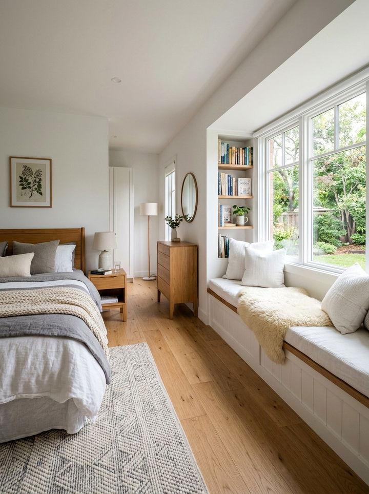 Scandi Bedroom Cozy Nook - 30 scandinavian white bedroom ideas