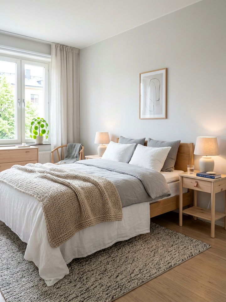 Scandi Bedside Table - 30 bedroom nightstands