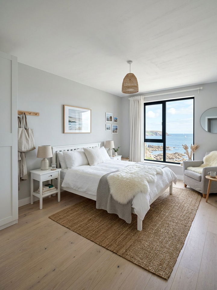Scandi Coastal Bedroom - 30 California casual bedroom ideas