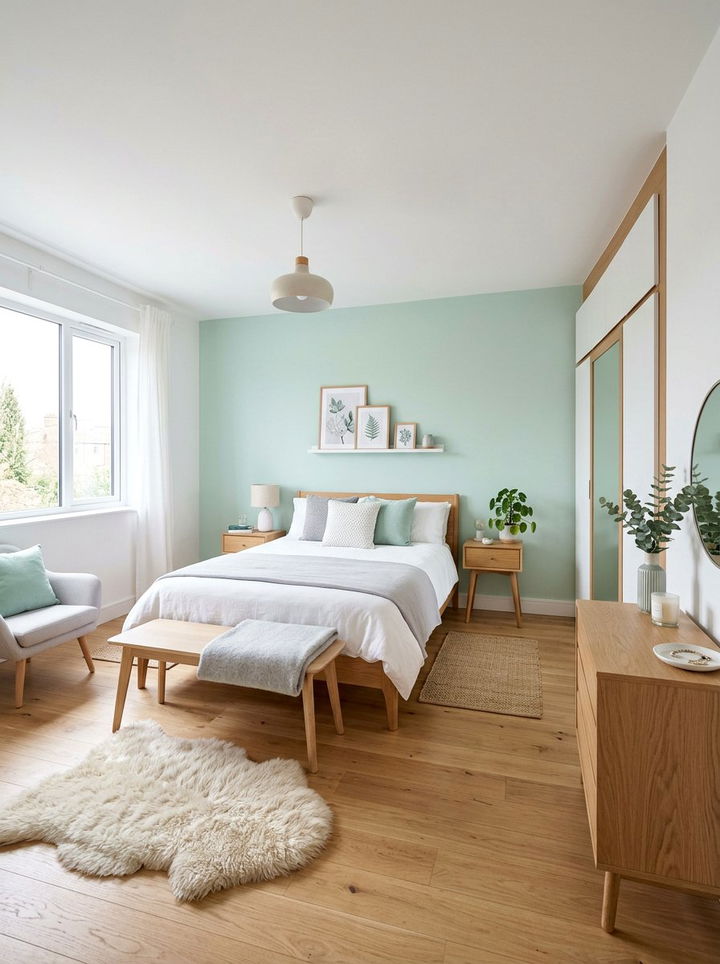 Scandi Mint Green Bedroom - 30 mint green bedroom ideas