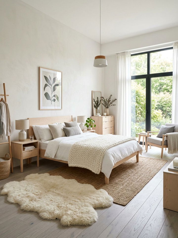 Scandi Neutral Bedroom - 30 neutral bedroom ideas