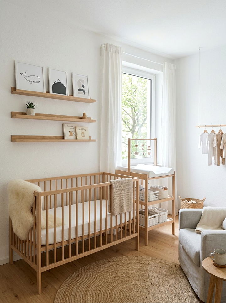 Scandi Nursery - 30 infant bedroom ideas