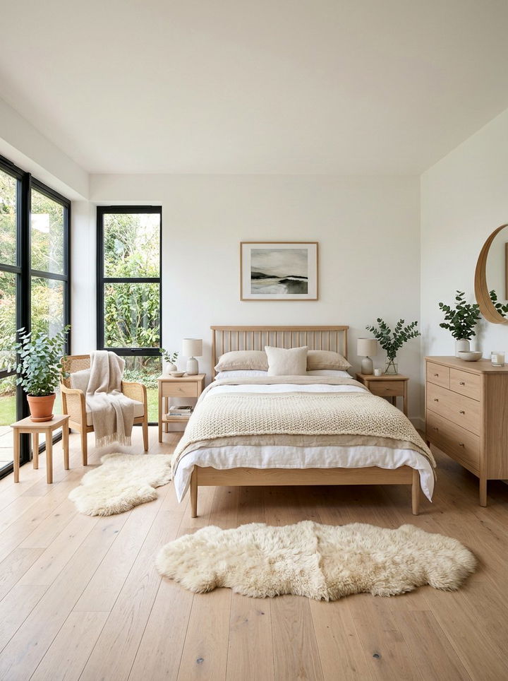 Scandi Oak Bedroom - 30 bedroom oak furniture ideas