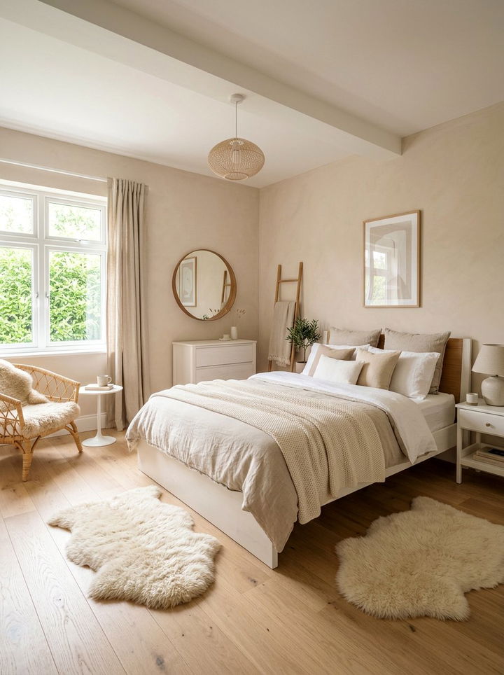 Scandi Sand Bedroom - 30 sand colored bedroom ideas