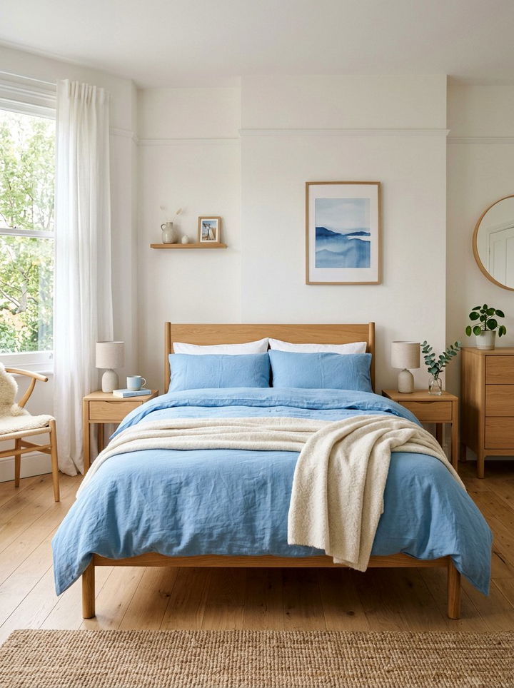 30 Sky Blue Bedroom Ideas for a Calm and Airy Sanctuary