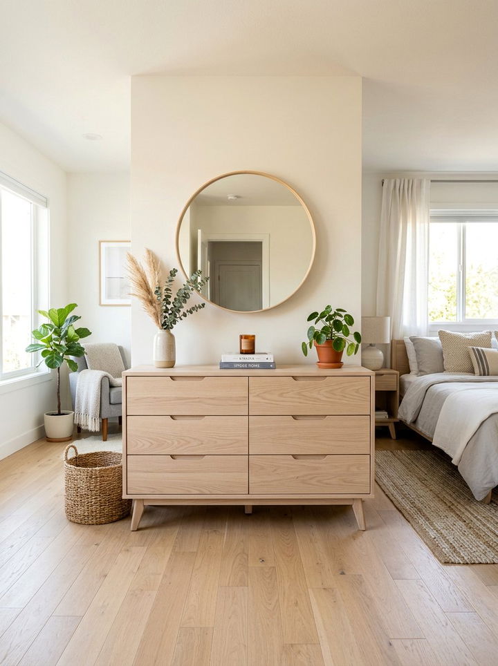 Scandi Style Double Dresser - 30 bedroom wide dressers