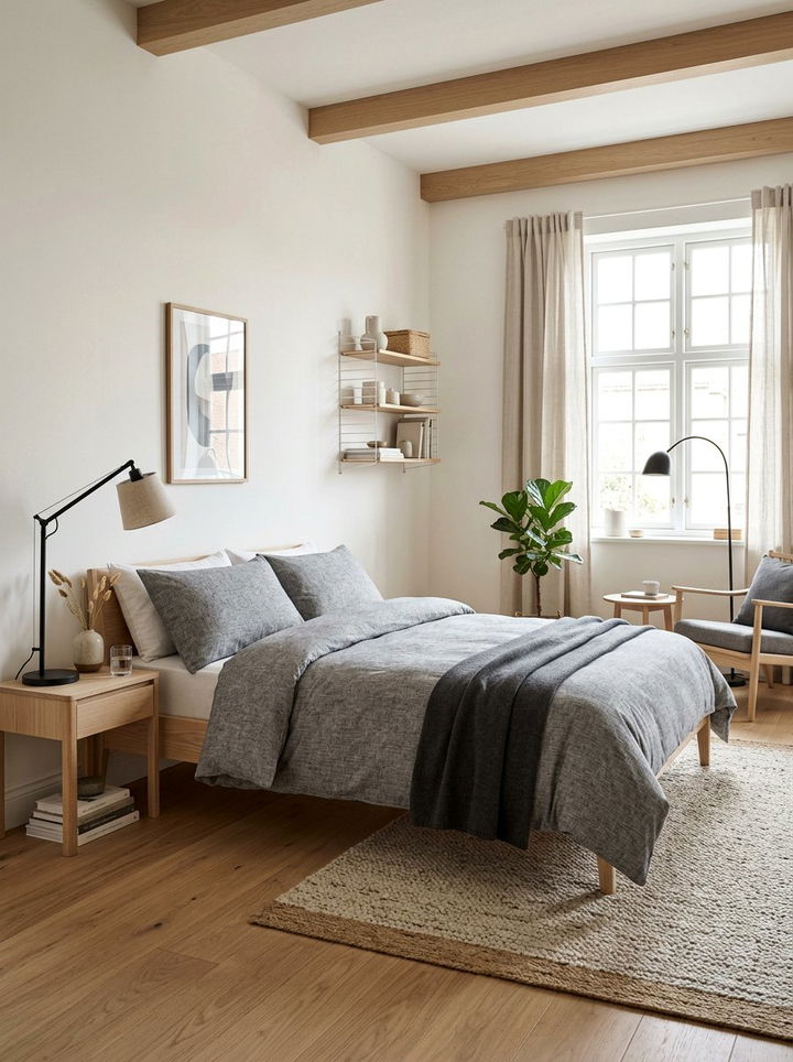 Scandi Style Grey Melange Duvet Cover - 30 bedroom duvet covers