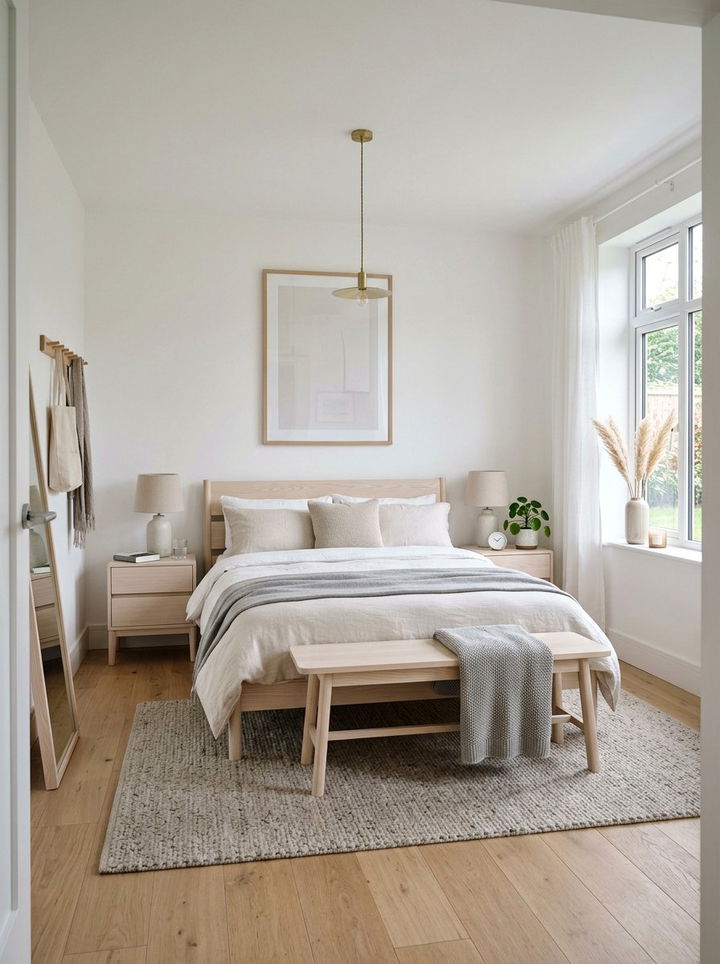 Scandi Style Light Wood Bedroom Set - 30 affordable bedroom sets